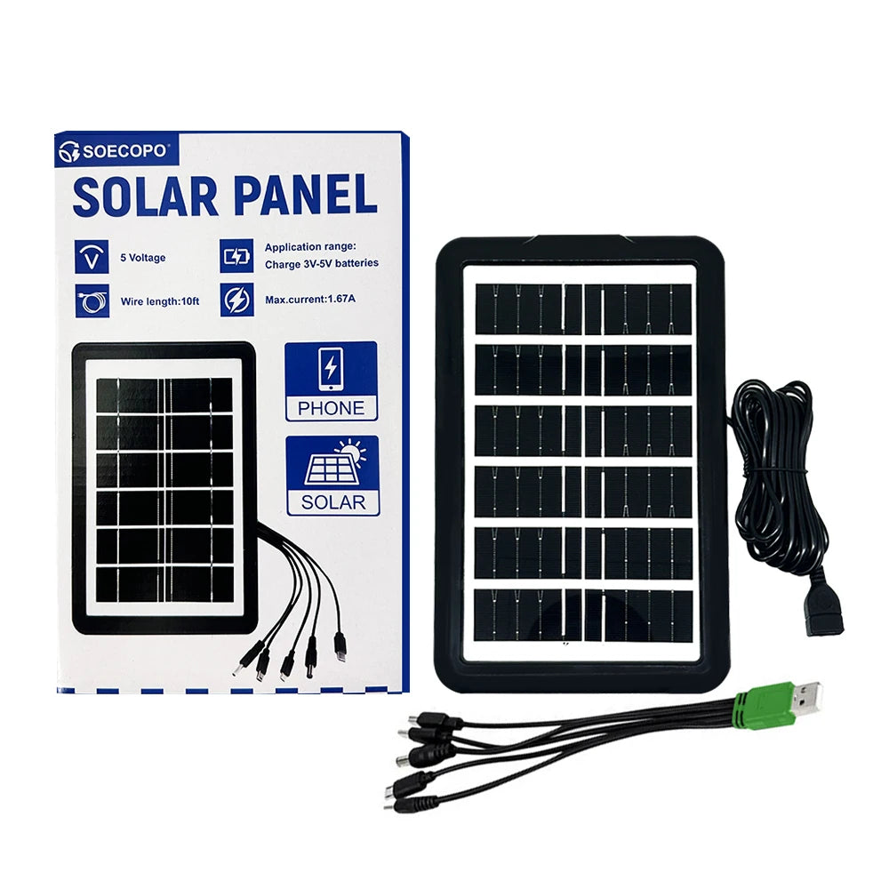 SOECOPO 30W Portable Camping Solar Panel
