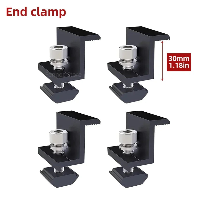 Solar Panel Adjustable Mounting Clamp Bracket