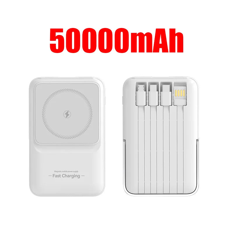 Magnetic Wireless 50000mAh Portable Power Bank