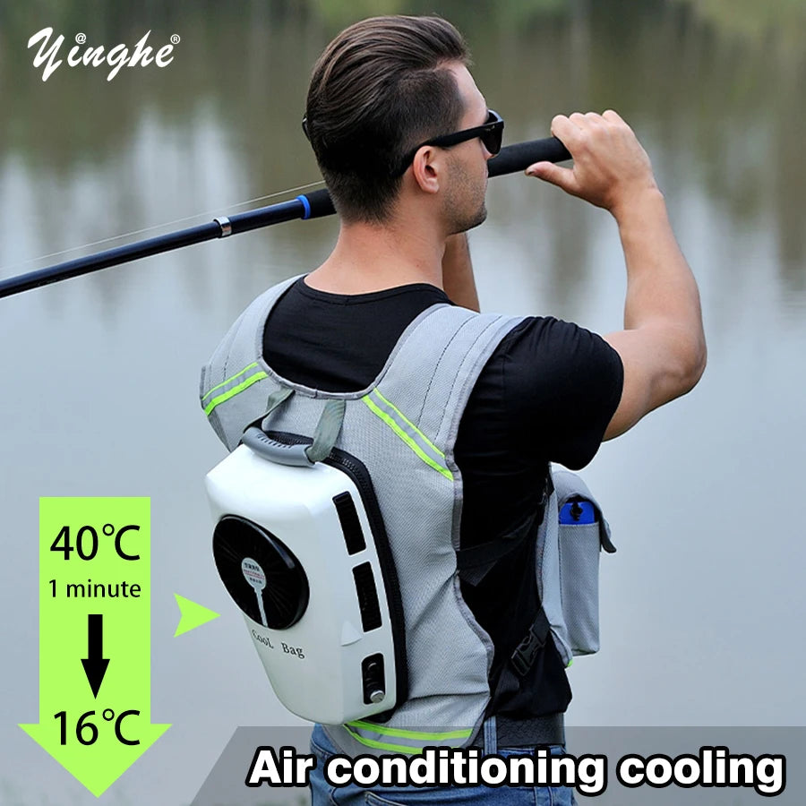 Rechargeable Cooling Vest 9600mAh Battery Jacket