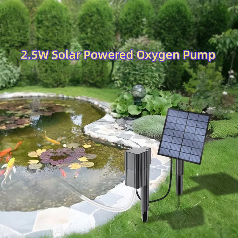 2.5W Solar Powered Oxygenation Pump
