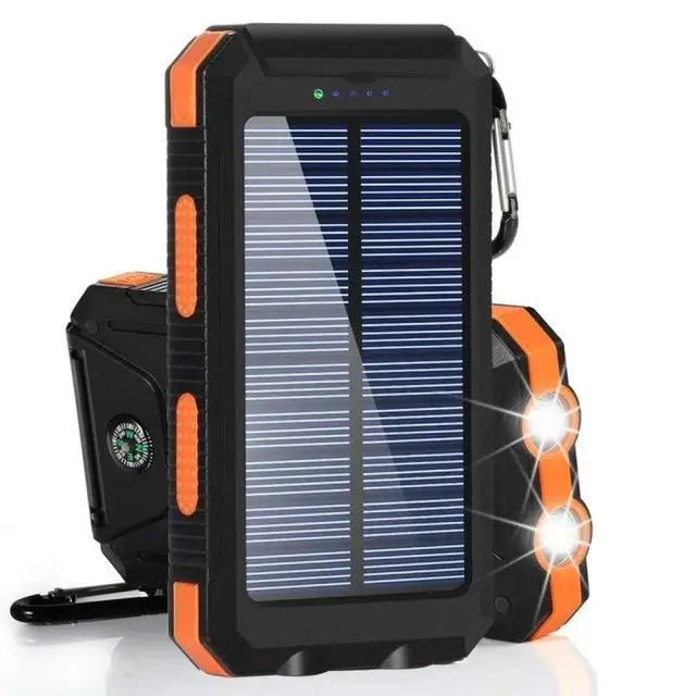 100000mAh Solar Power Bank Portable Charger