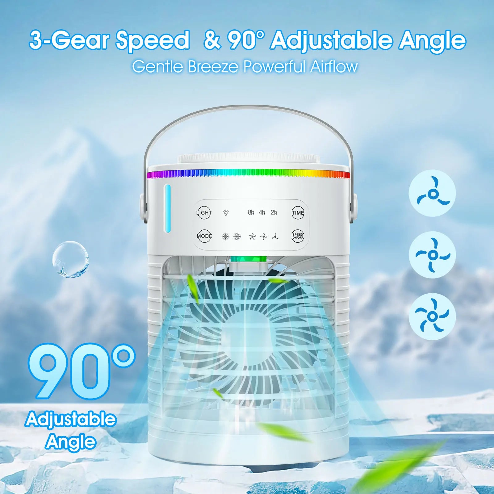 Portable USB Mini Air Conditioning Fan