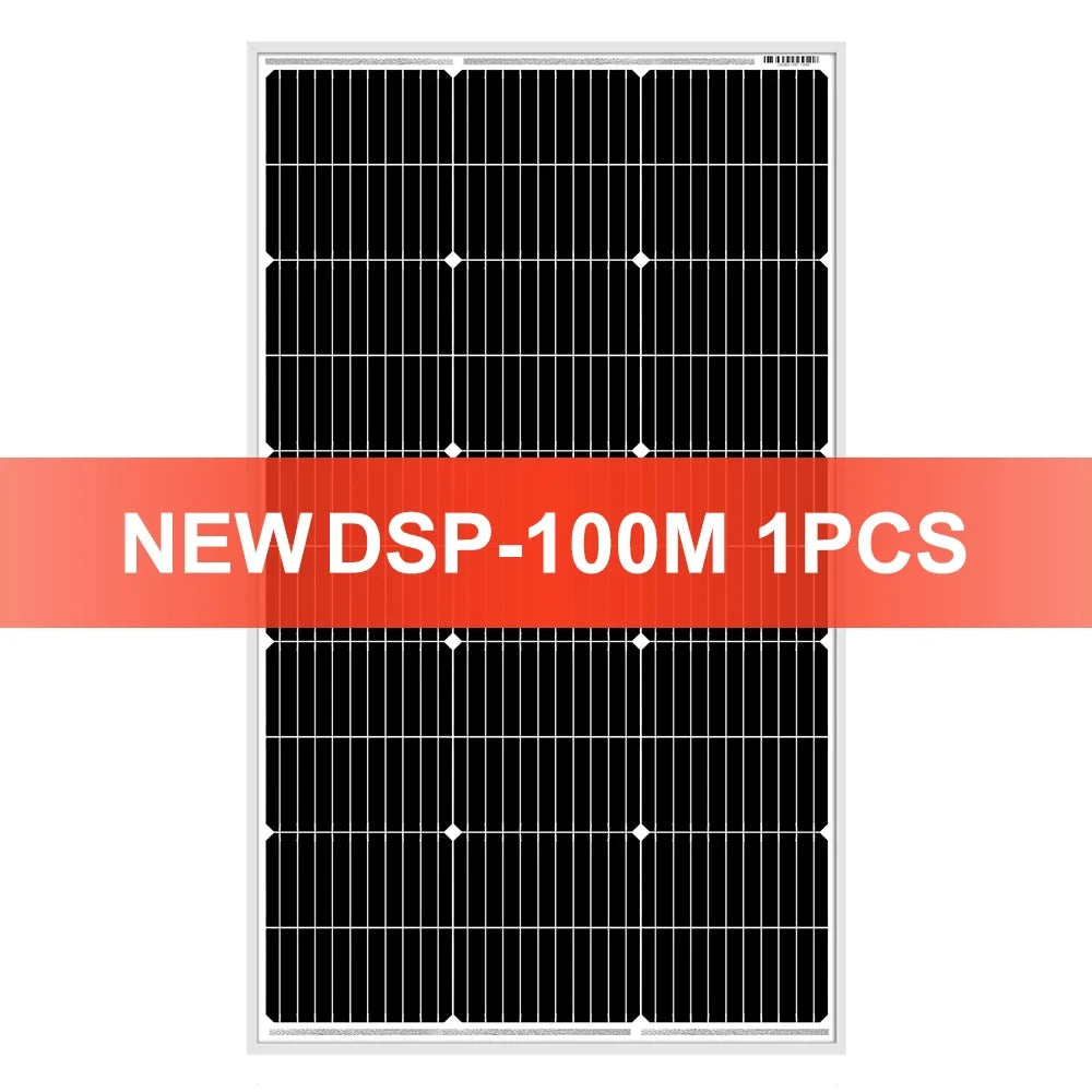 Dokio 100W 18V Monocrystalline Solar Panel