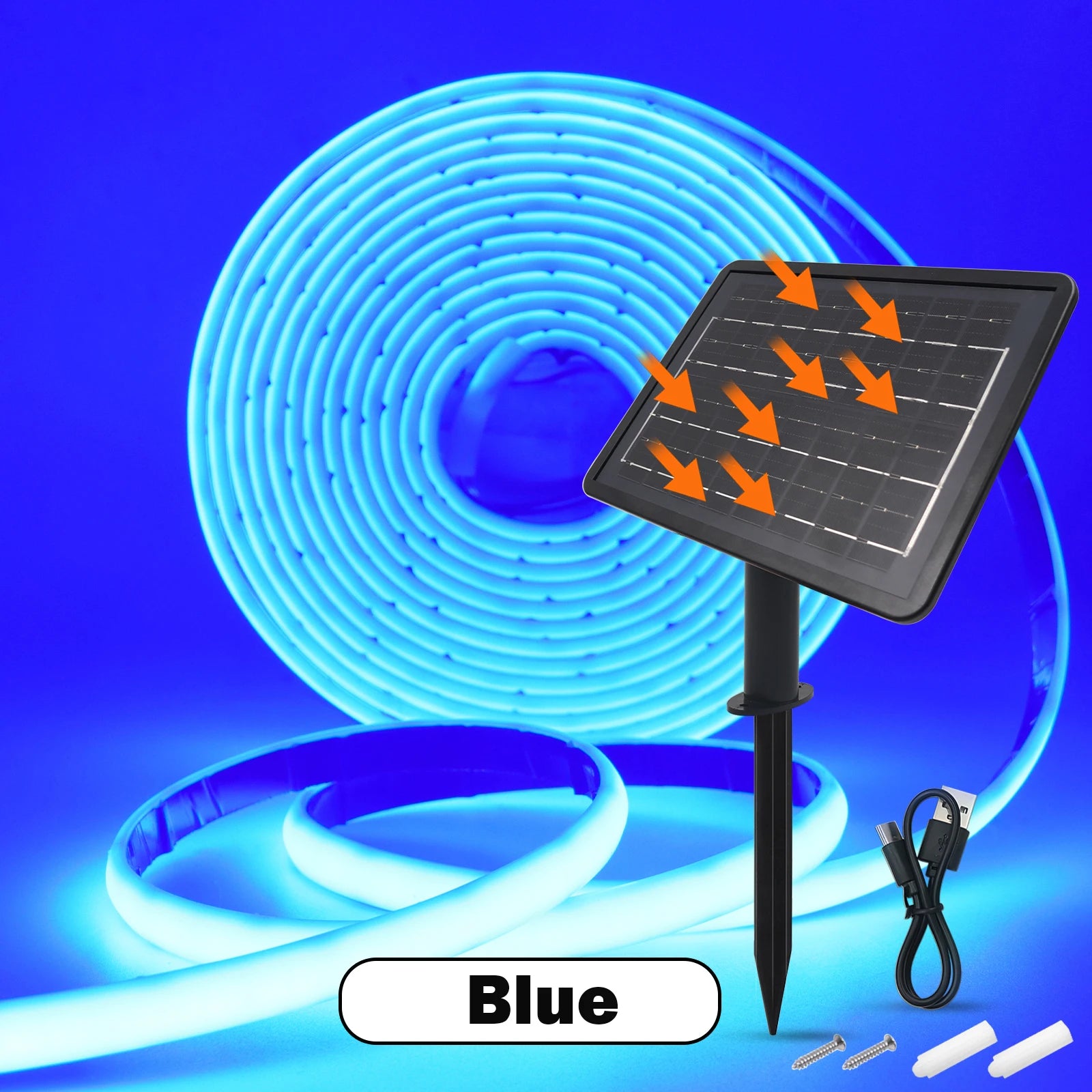 DC24V IP68 Solar COB Neon LED Strip