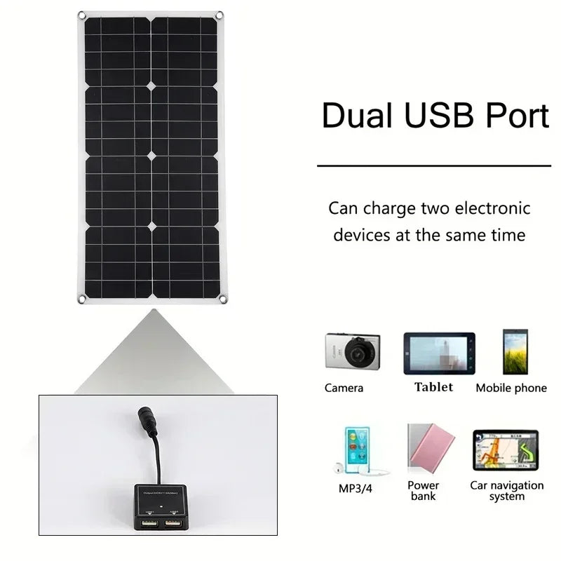 1000W 18V Monocrystalline Flexible Solar Charger