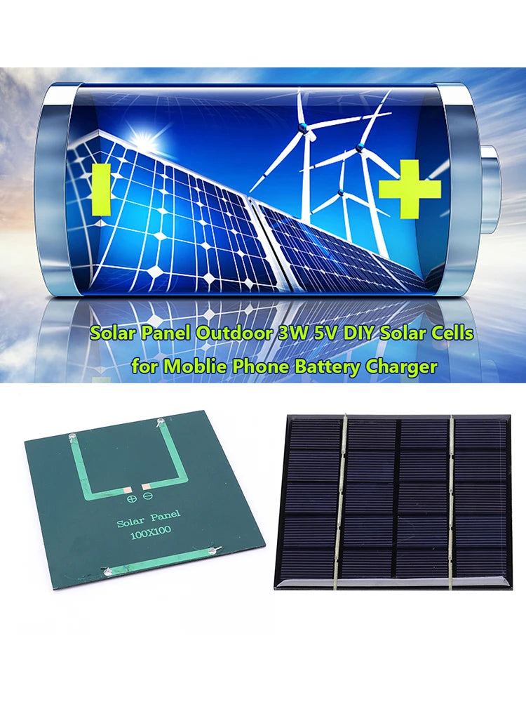 3W 5V Solar Panel Charger for Lights