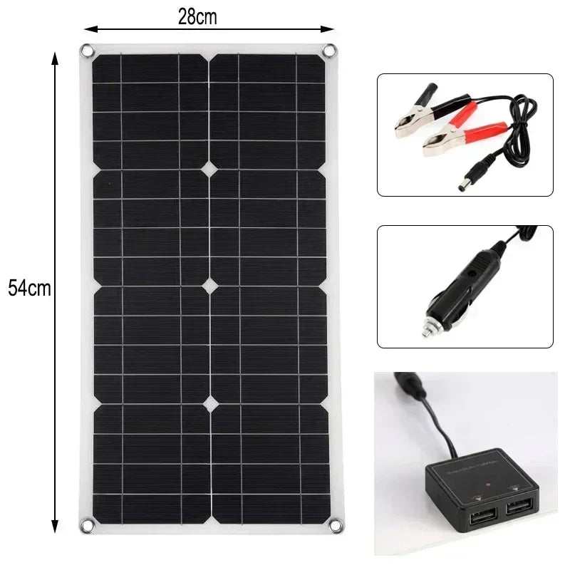 1000W 18V Monocrystalline Flexible Solar Charger