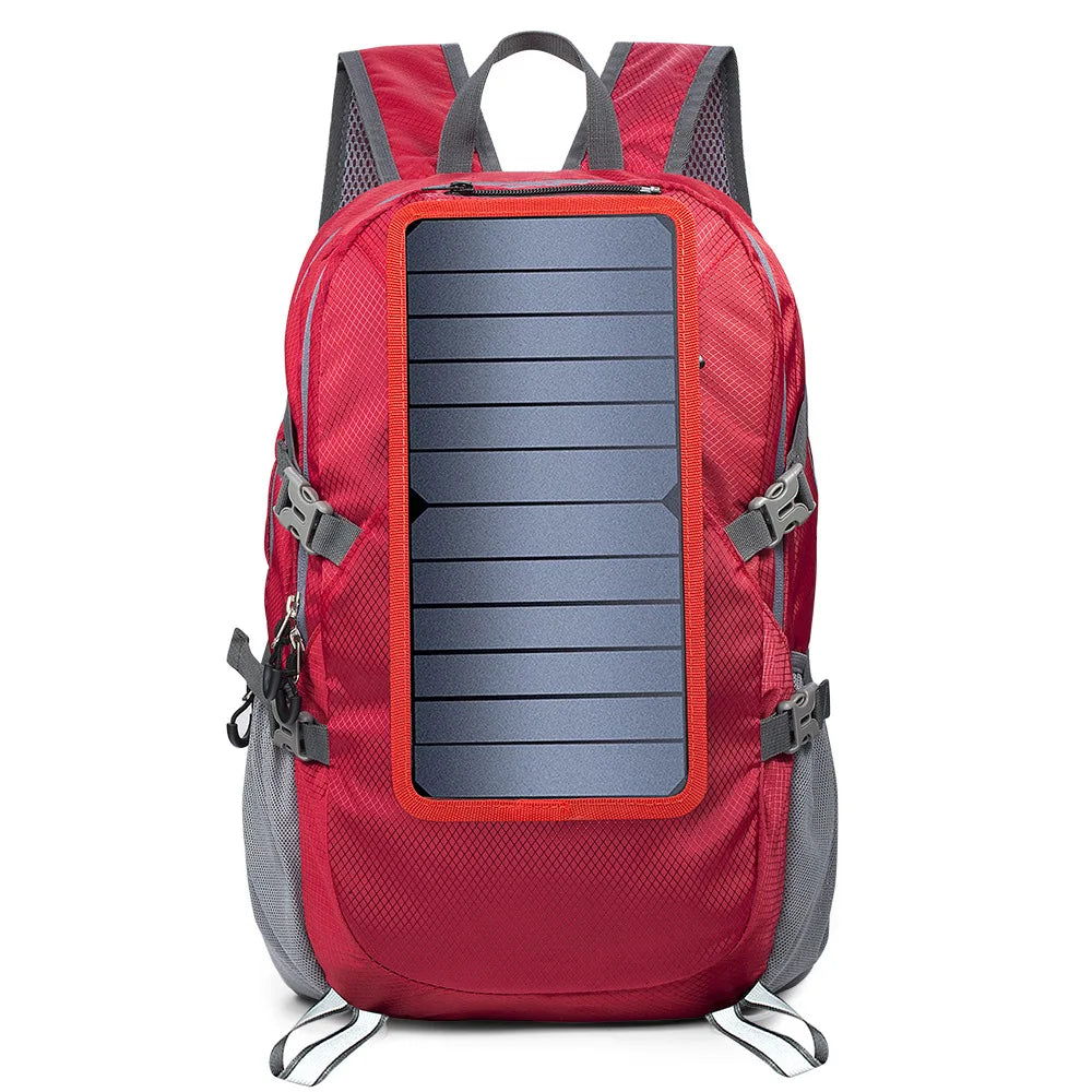 Solar Backpack Foldable Daypack 6.5W Panel
