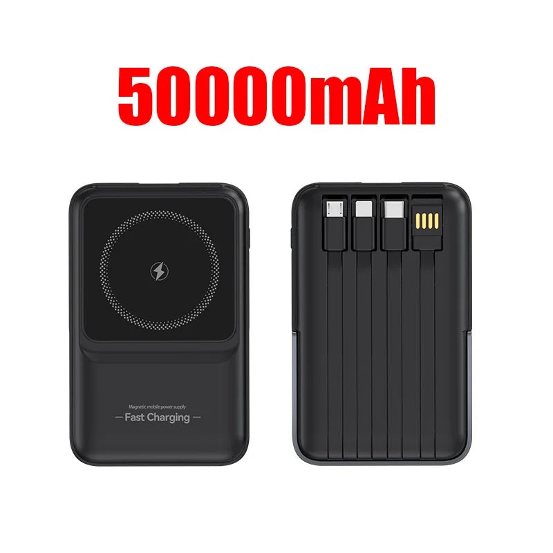 Magnetic Wireless 50000mAh Portable Power Bank