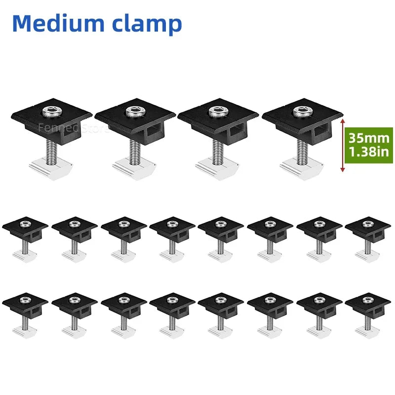 Solar Panel Adjustable Mounting Clamp Bracket