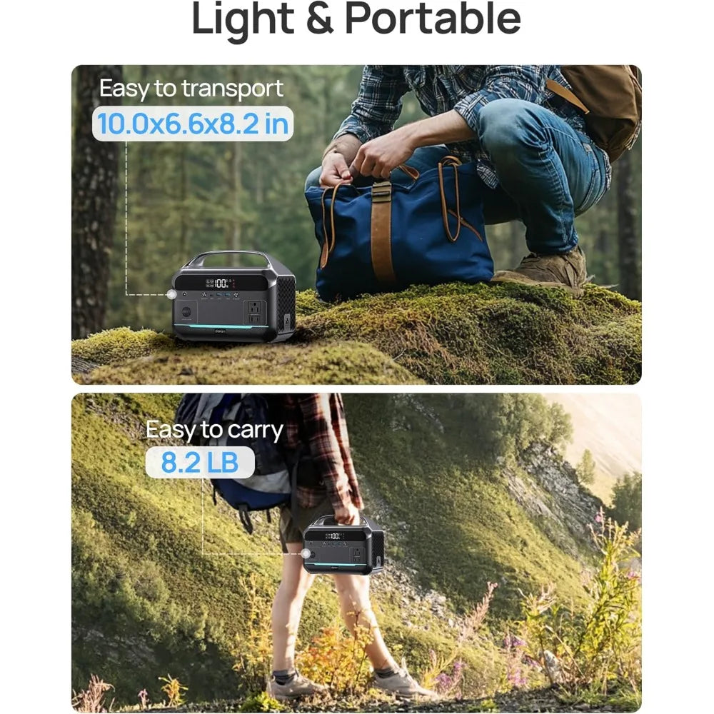 600W 288Wh Portable Solar Power Station Surge