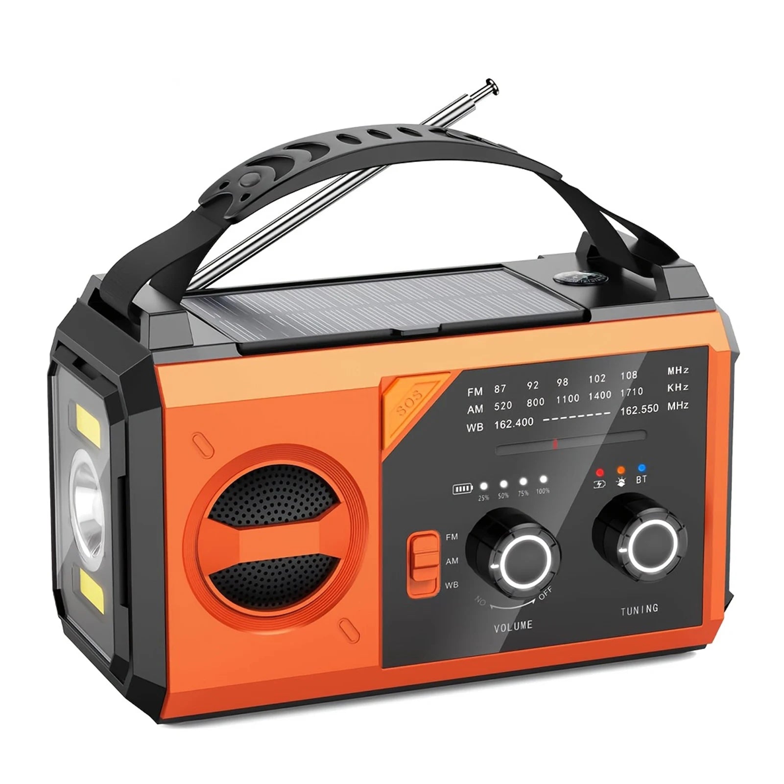 20000mAh Emergency Hand Crank Solar Radio Power Bank