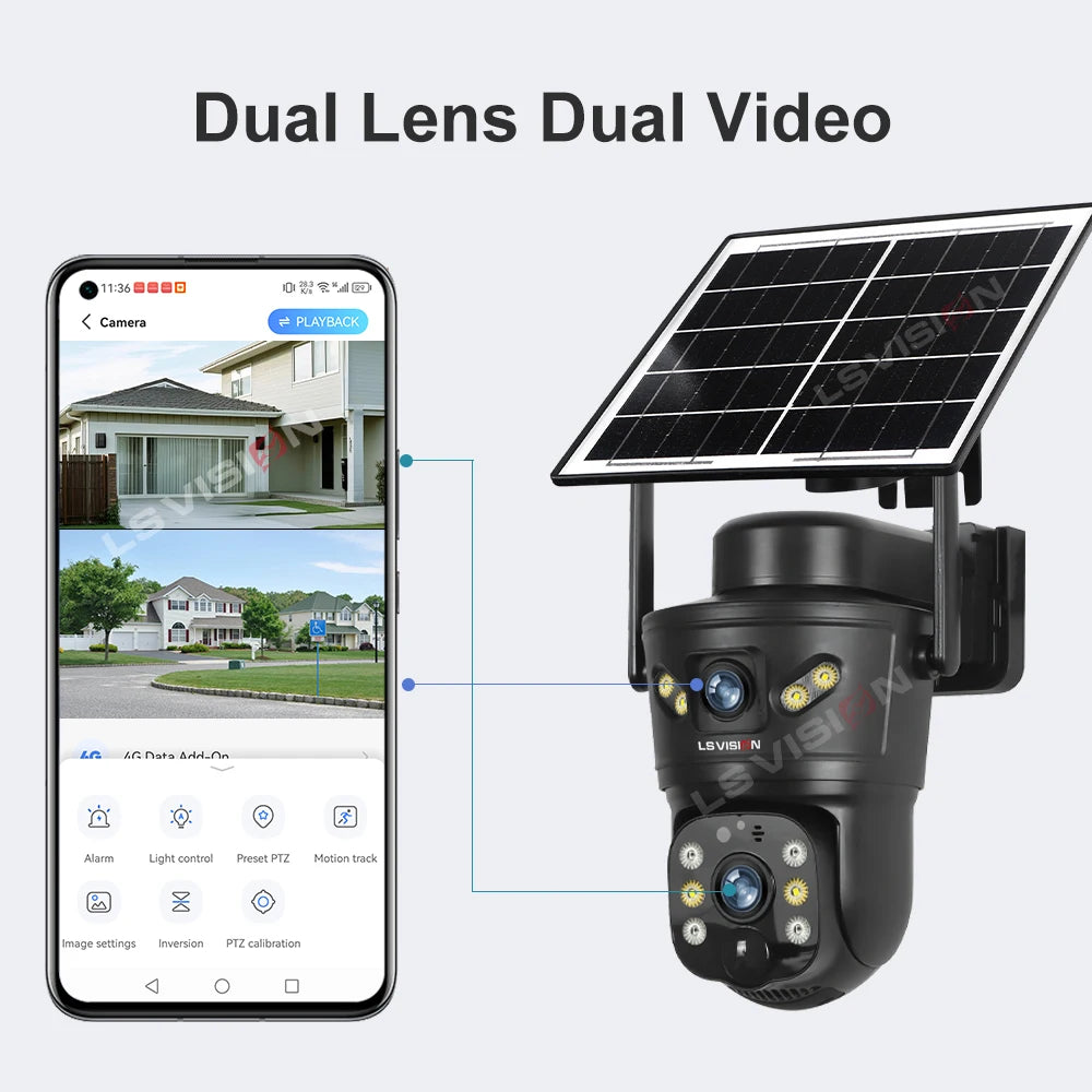 LS VISION 4G Outdoor Solar Camera