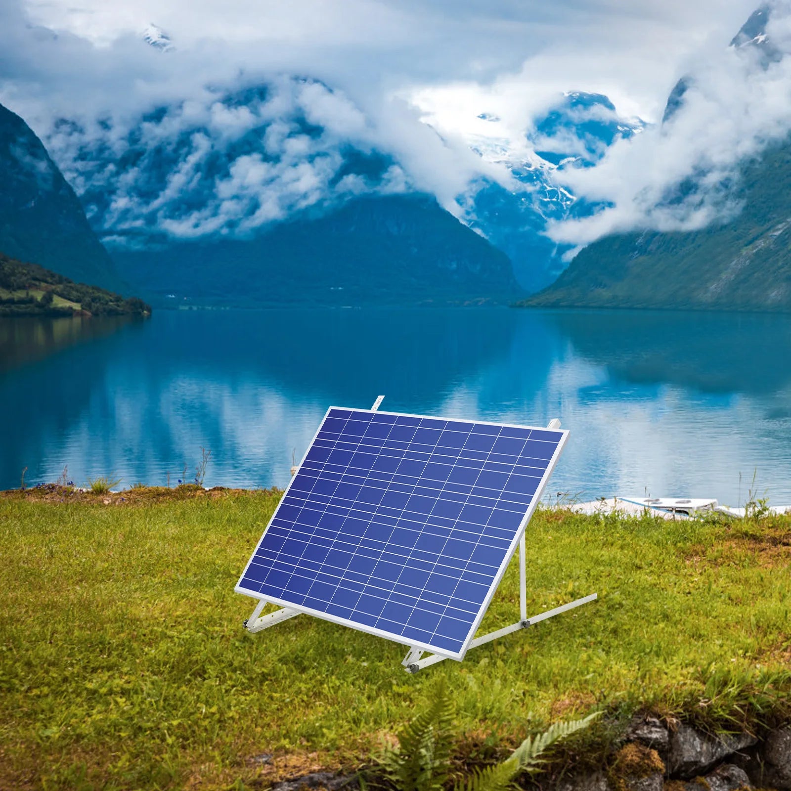 Triangle Aluminum Adjustable Solar Panel Bracket