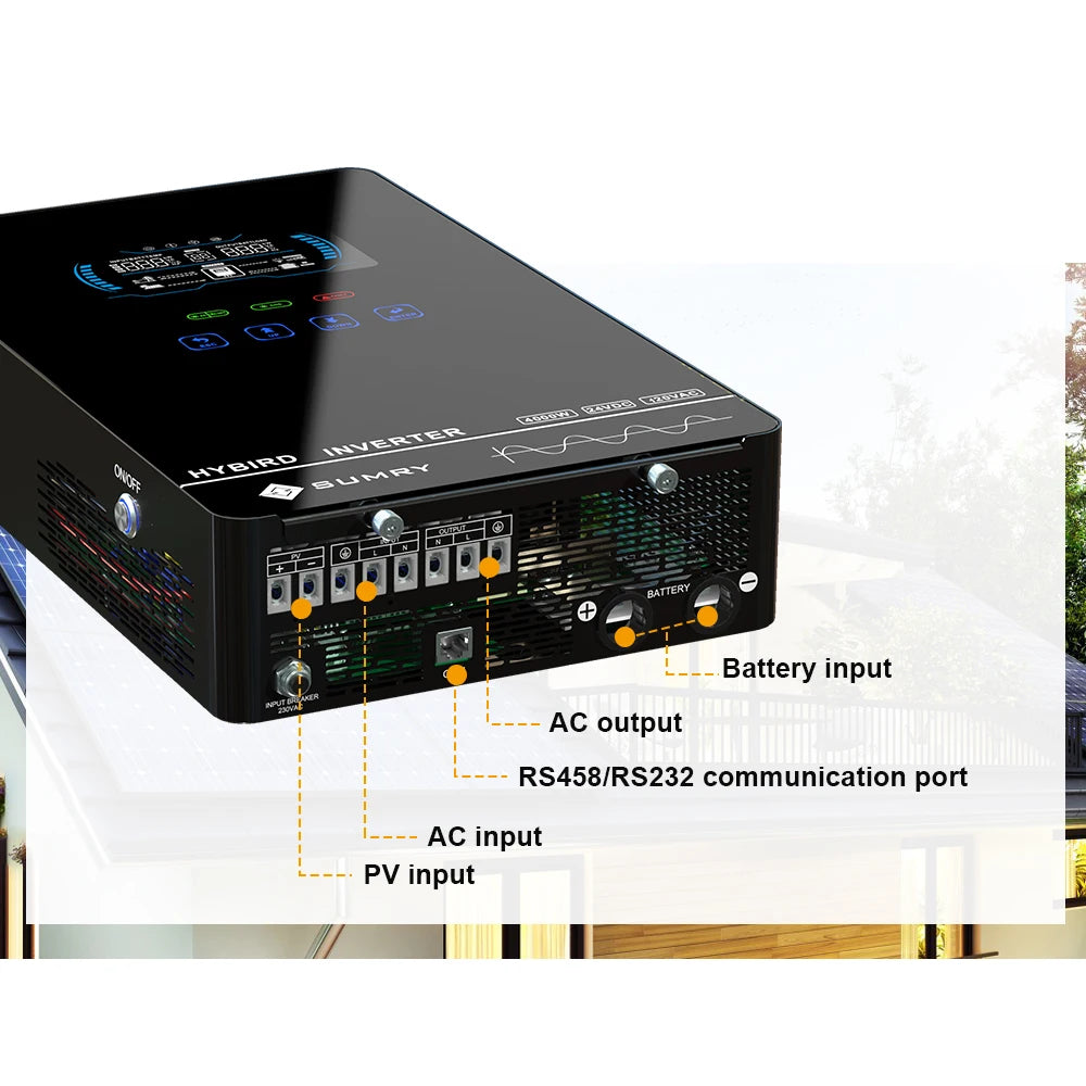 Sumry 4000W Off Grid Hybrid Inverter 24V