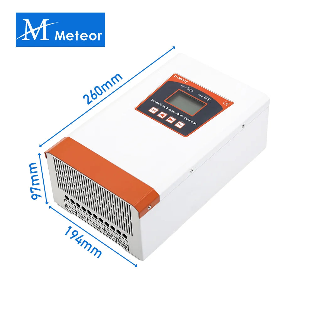 6000W Double MPPT Hybrid Wind Controller
