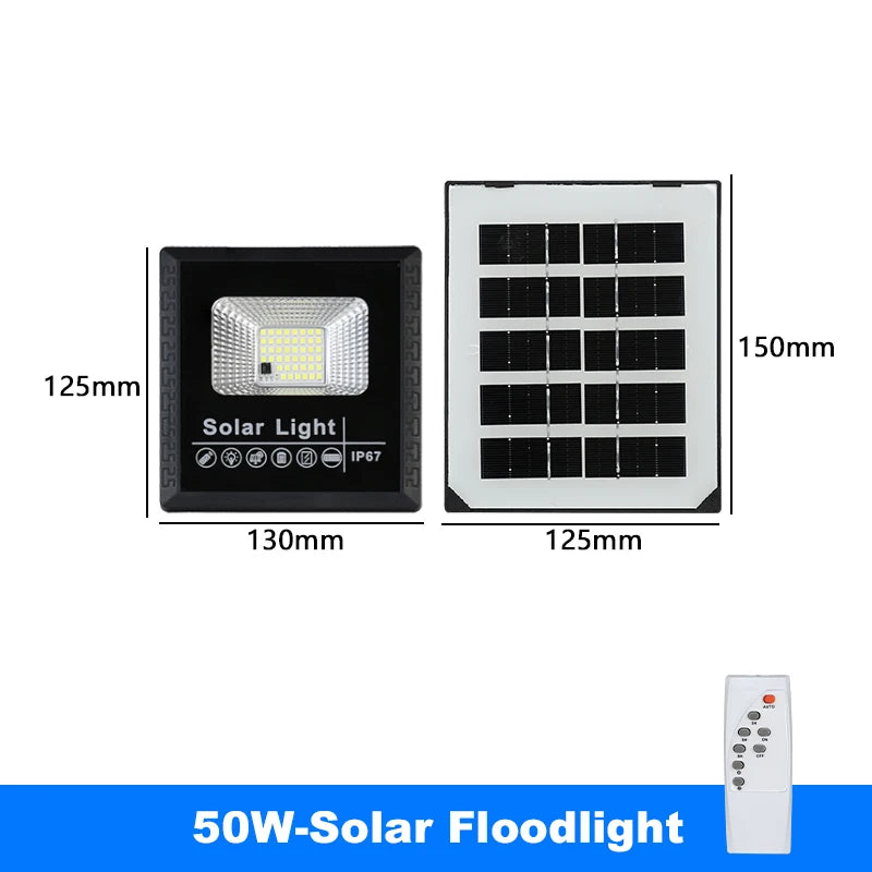 Outdoor Solar LED Floodlight Garden Lamp