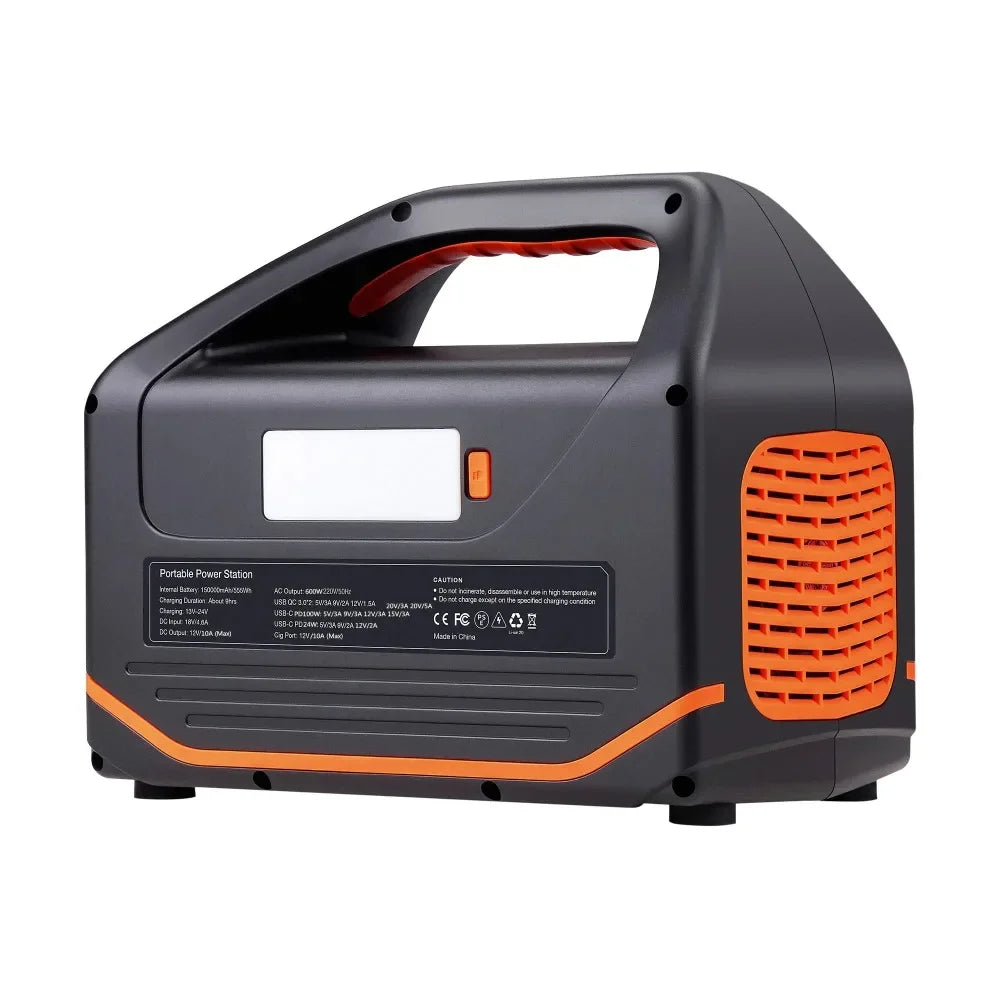 600W 555Wh Portable LiFePO4 Solar Power Generator