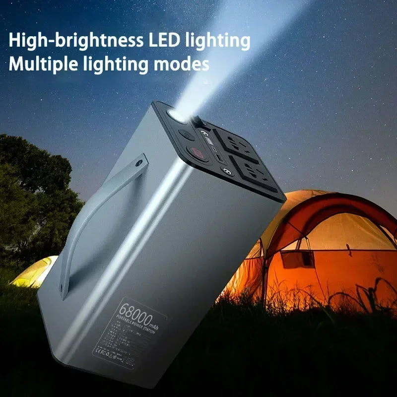 150–300W Portable Solar Generator Battery Station