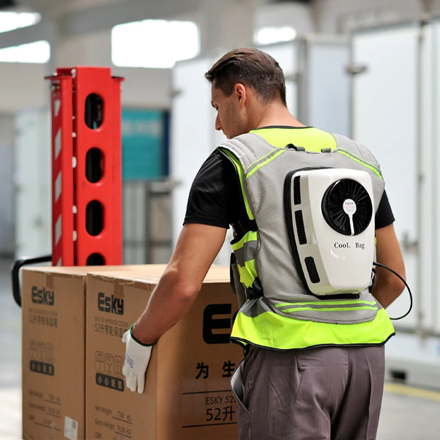 Rechargeable Cooling Vest 9600mAh Battery Jacket