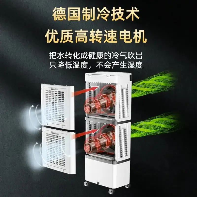 Double-Layer Household Silent Air Cooler Fan