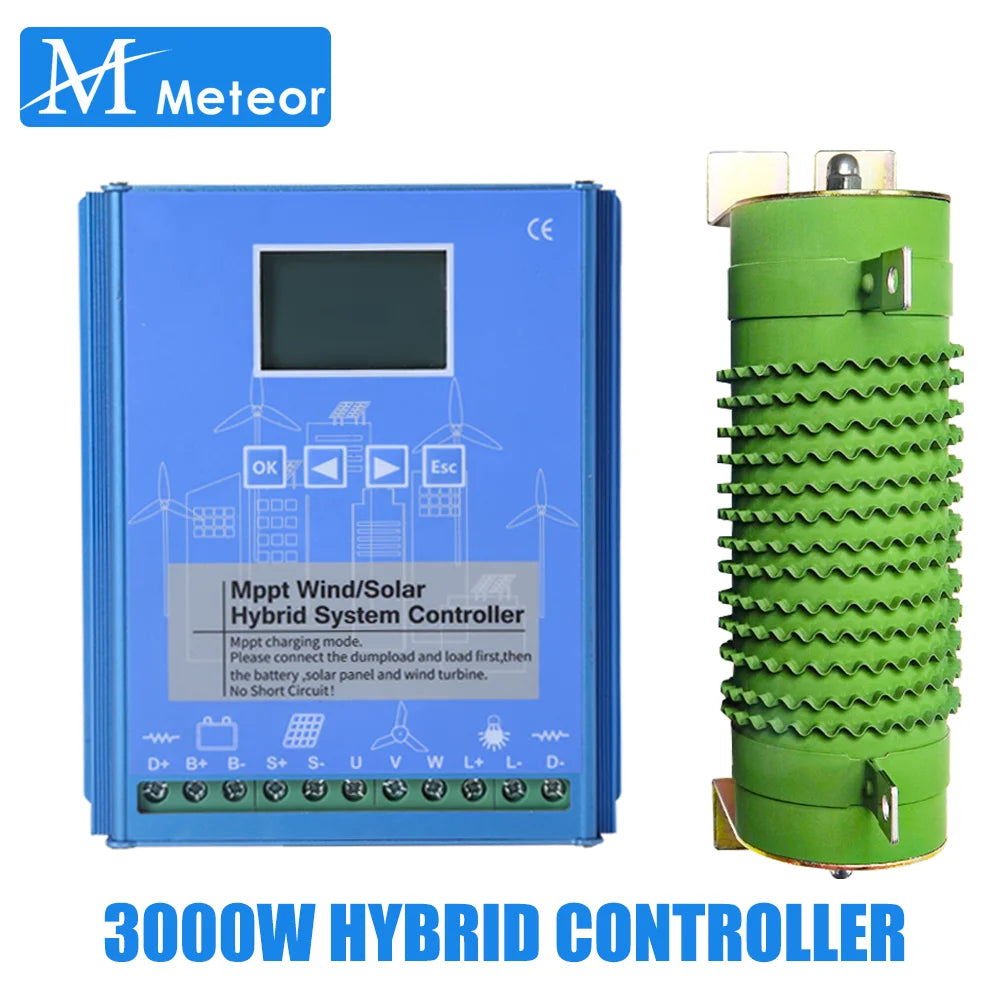 6000W Double MPPT Hybrid Wind Controller