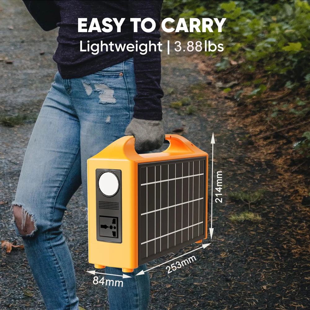 Gaiaray 100W 76.8Wh Portable Solar Generator
