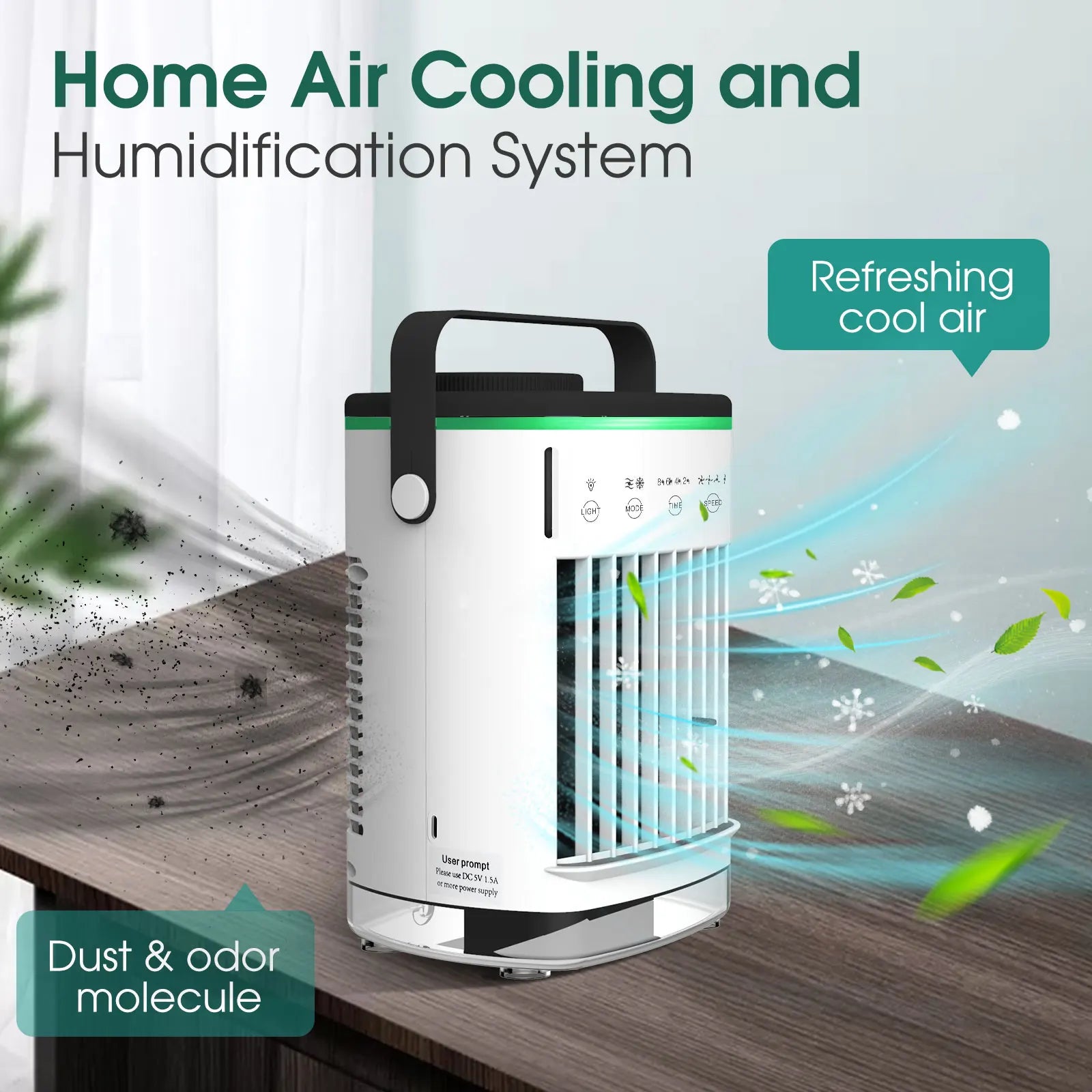 Mini Air Conditioner Portable Cooling Fan