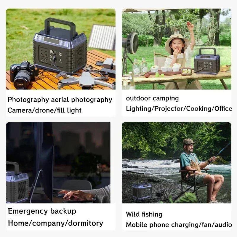 32000mAh 300W Portable Solar Power Bank Station