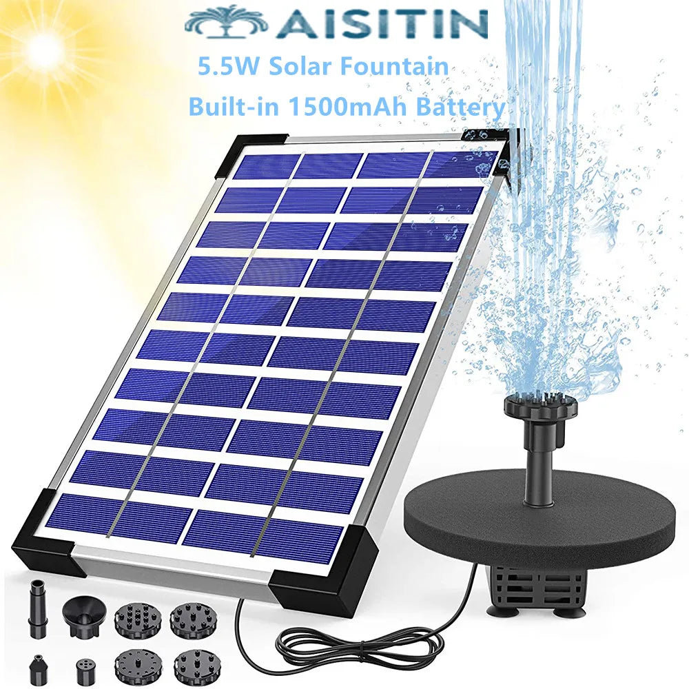 2.5W Solar Powered Oxygenation Pump
