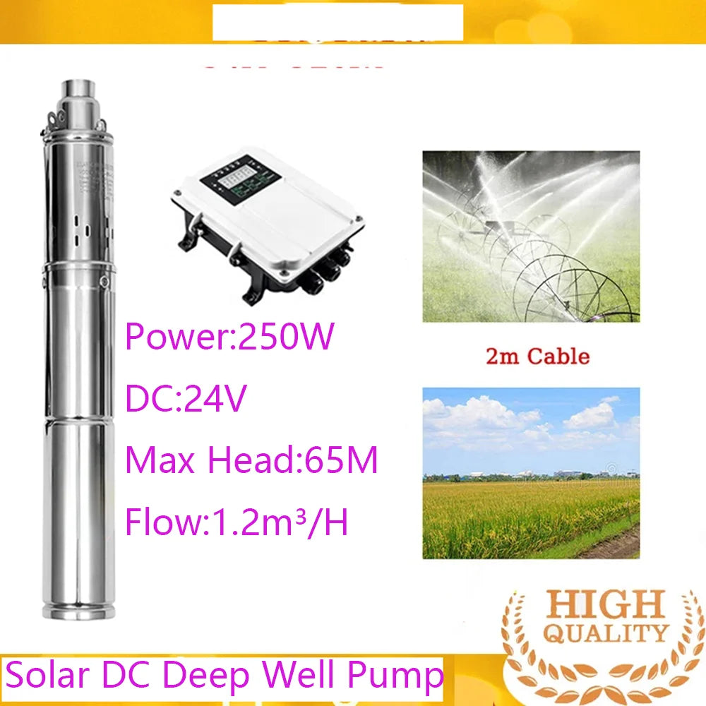 Portable DC Solar Agricultural Water Pump