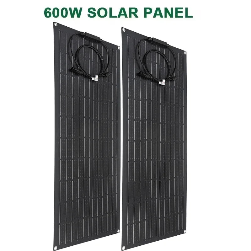 300W-600W Flexible Solar Panel Kit with Controller