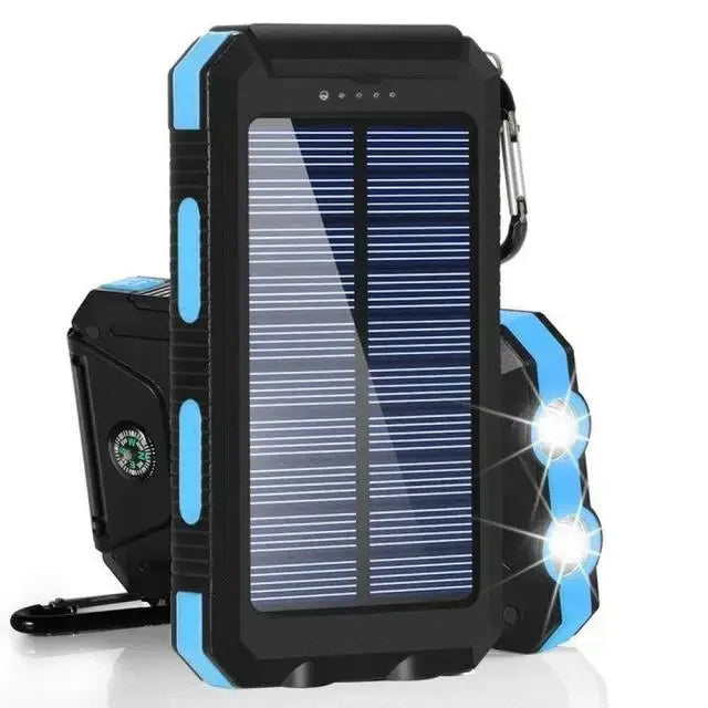 100000mAh Solar Power Bank Portable Charger