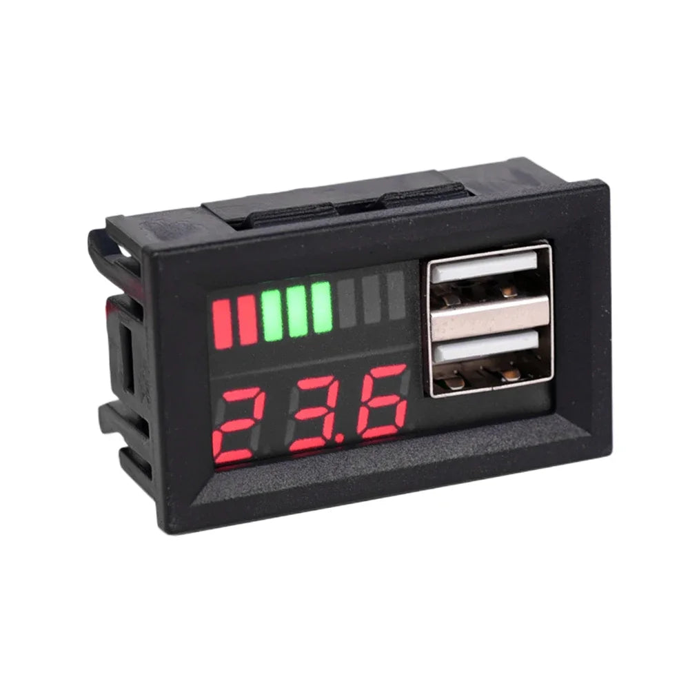 Digital DC Voltmeter Ammeter LED Display