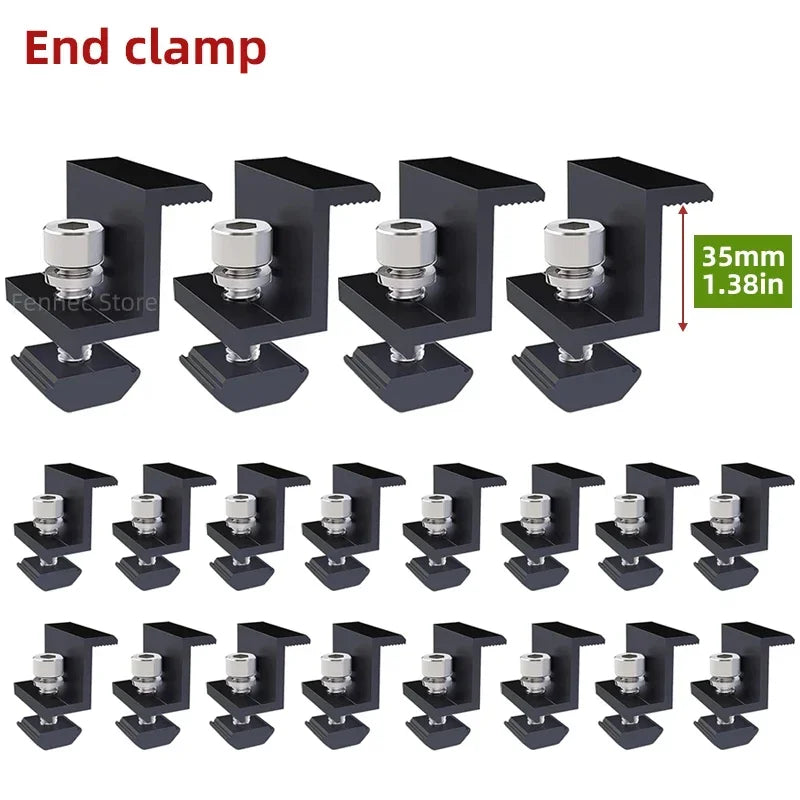 Solar Panel Adjustable Mounting Clamp Bracket