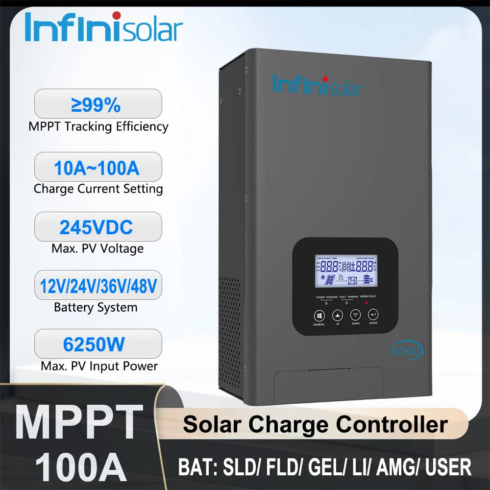 Infinisolar 100A MPPT Solar Charge Controller