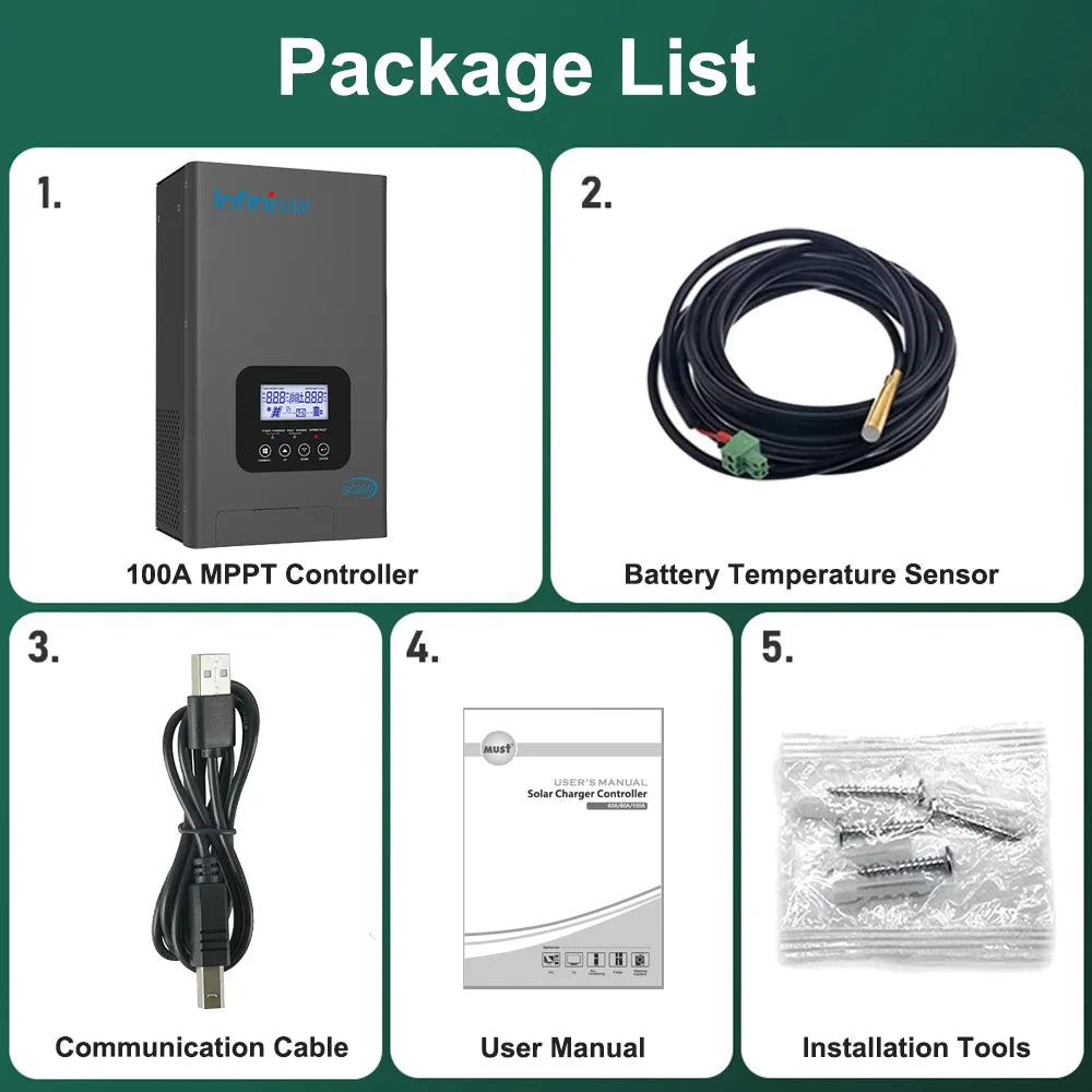 Infinisolar 100A MPPT Solar Charge Controller