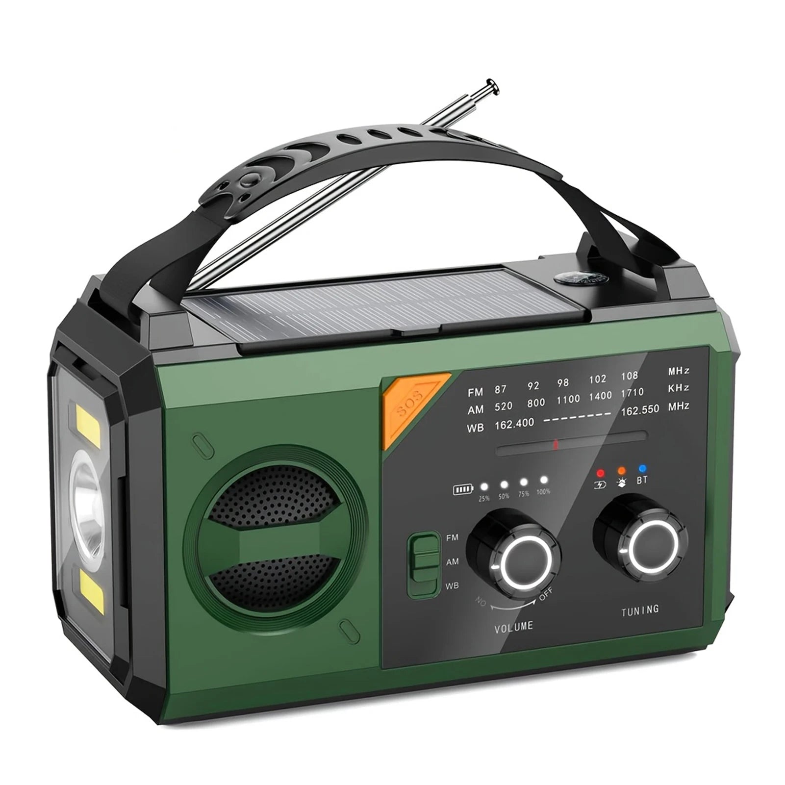 20000mAh Emergency Hand Crank Solar Radio Power Bank