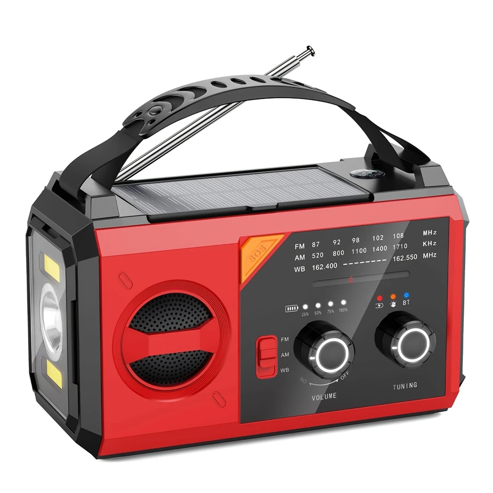 20000mAh Emergency Hand Crank Solar Radio Power Bank