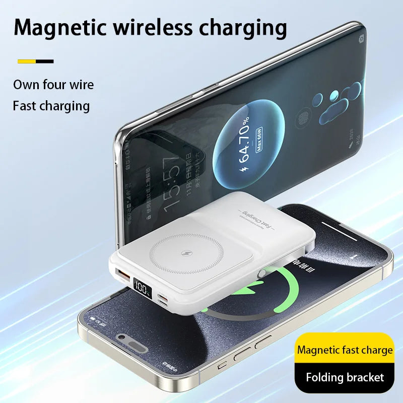 Magnetic Wireless 50000mAh Portable Power Bank