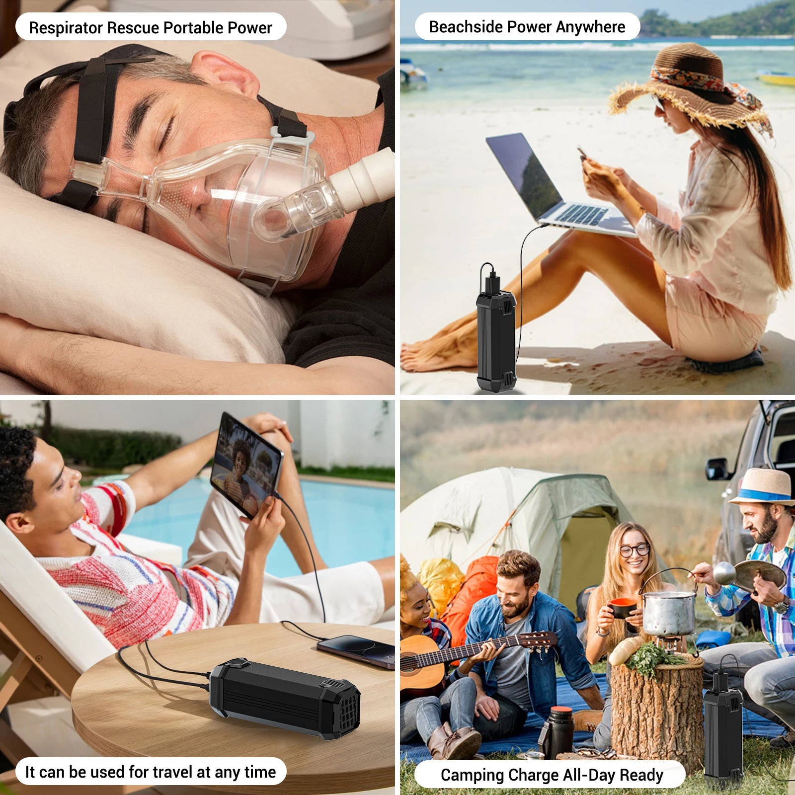 P9 31200mAh Portable Power Bank with AC/USB