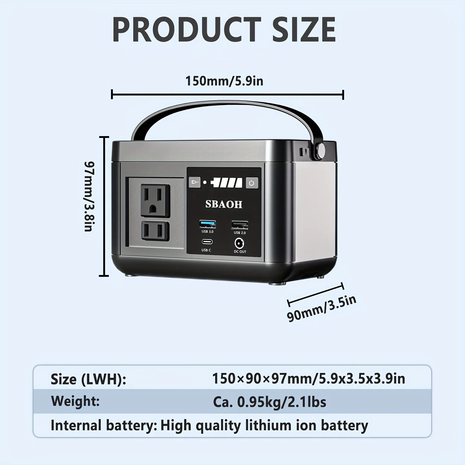 P86 88.8Wh Portable LiFePO4 Solar Power Station