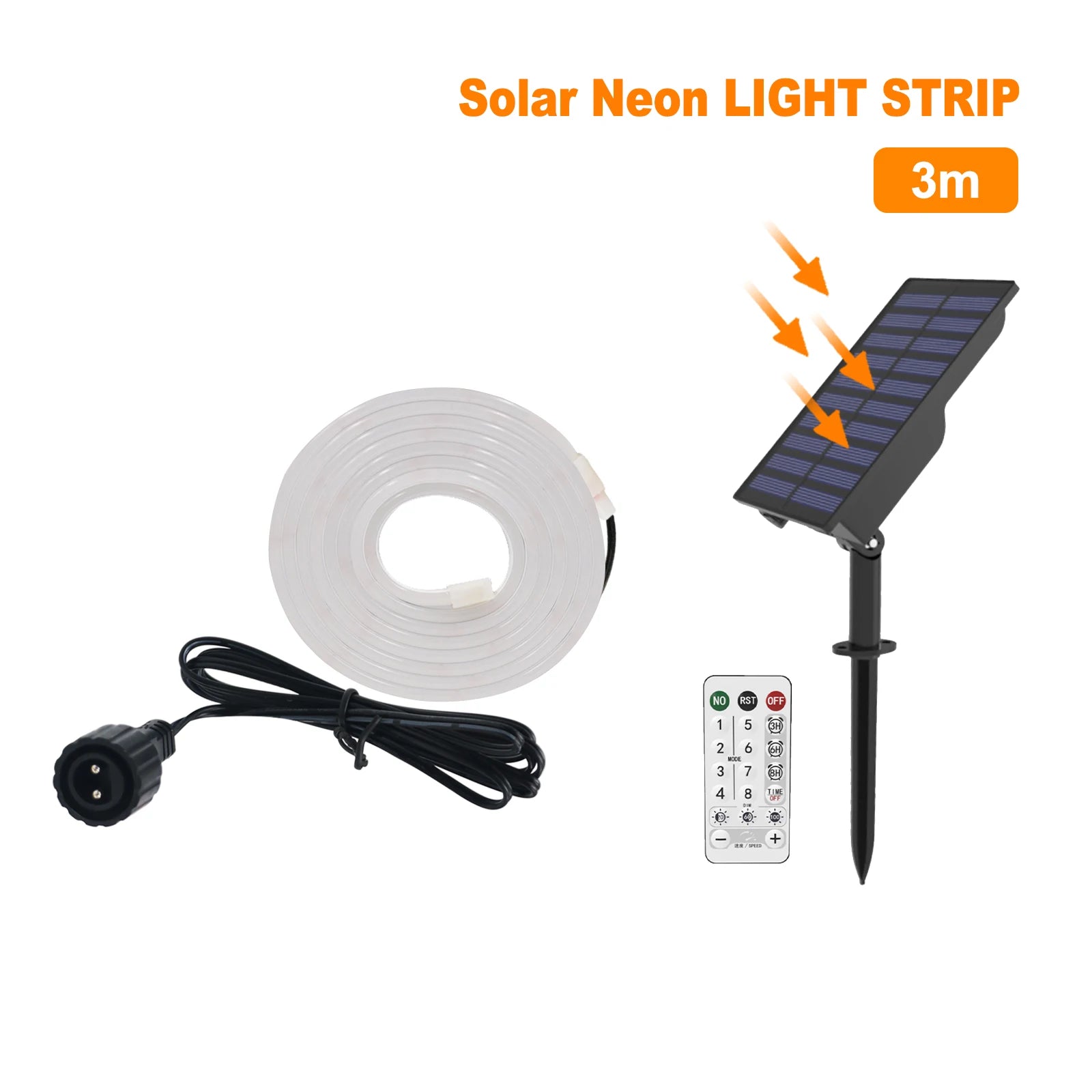 24V Solar COB Neon Light Strips