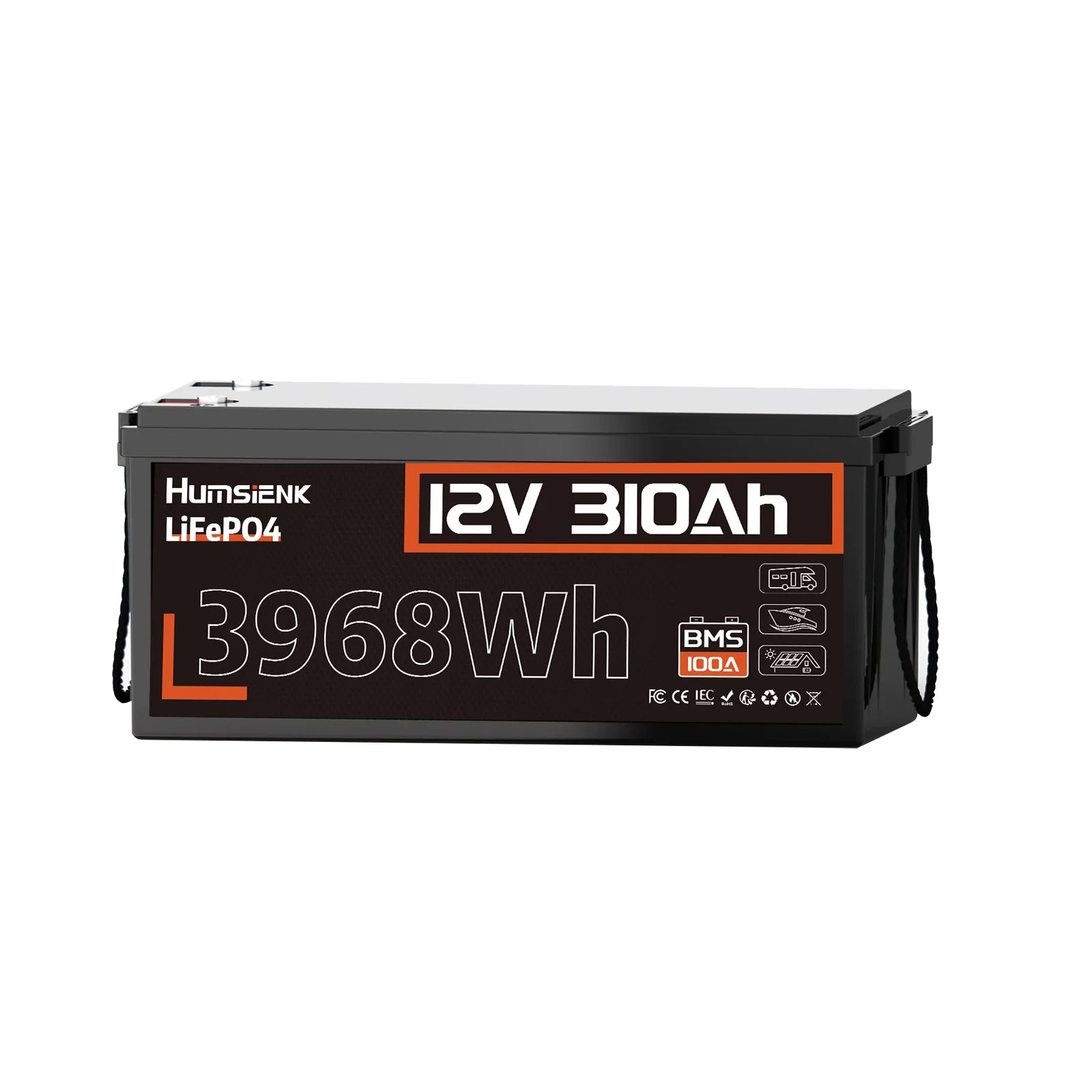 12V 310Ah LiFePO4 Solar Battery