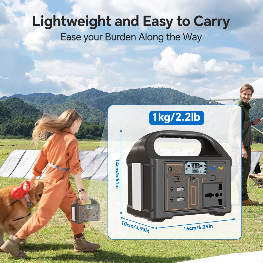 Gaiaray 100W 76.8Wh Portable Solar Power Station