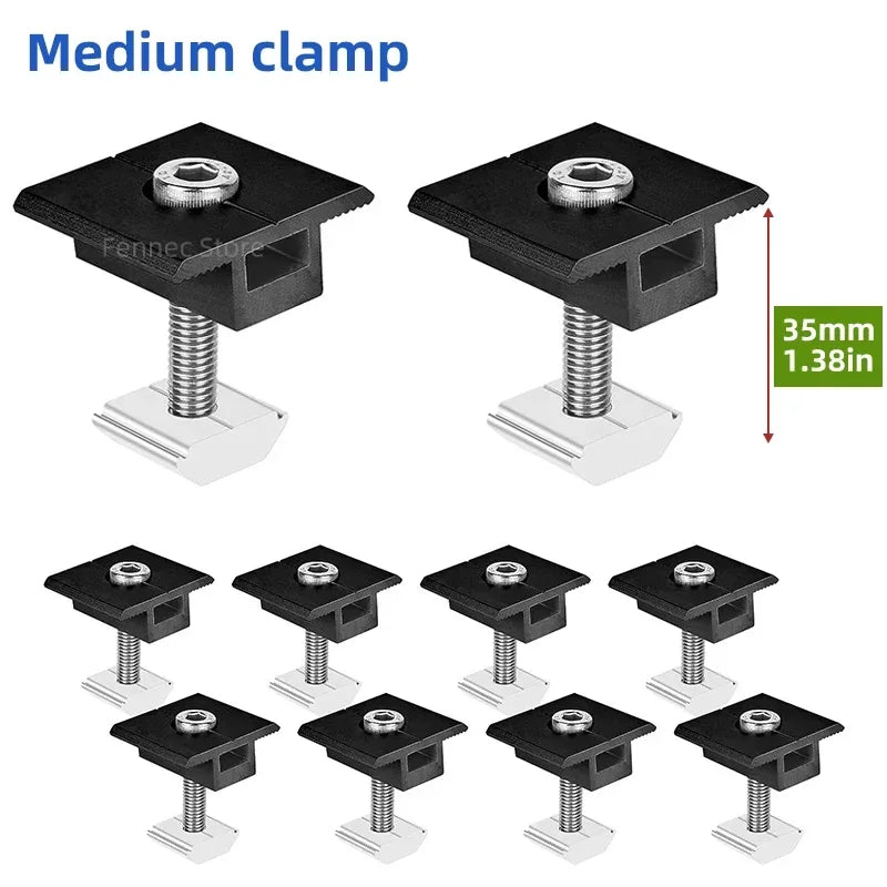 Solar Panel Adjustable Mounting Clamp Bracket