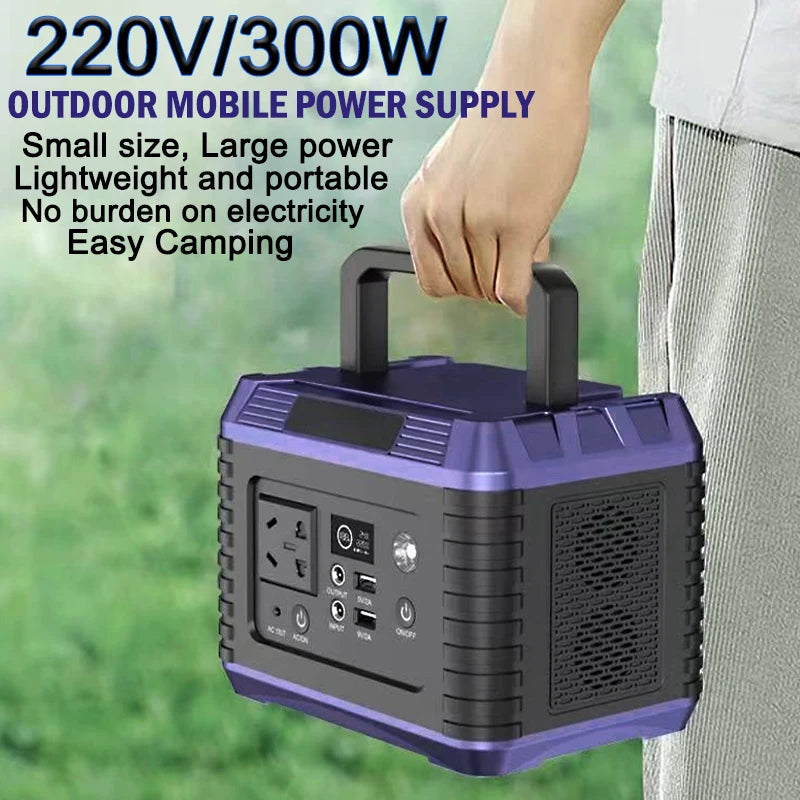32000mAh 300W Portable Solar Power Bank Station