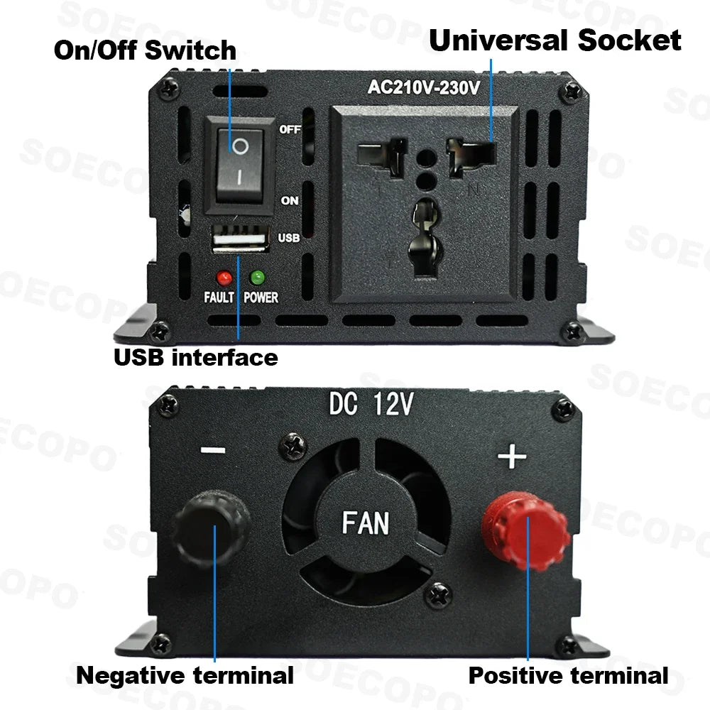 SOECOPO 7000W Solar Power Kit with Inverter