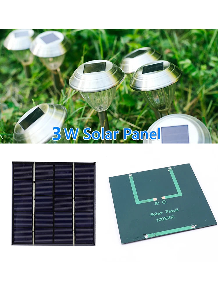 3W 5V Solar Panel Charger for Lights